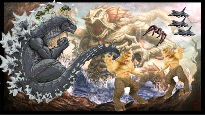 godzilla vs kraken godzilla vs kraken